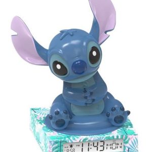 Despertador Stitch con Luz 3D de Noche
