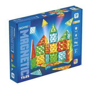 Geomag Magnetic Tiles Gems 32 piezas