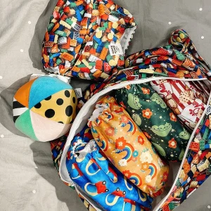 Neceser Impermeable Pañales Tela Mama Koala