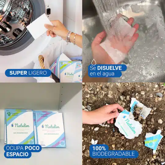 Eco-Tiras Detergente Lavanda Natulim - Imagen 3