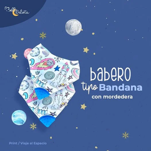 Babero Bandana Bella Carlota