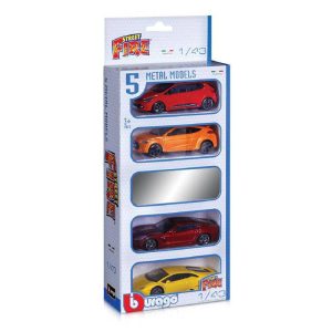 Burago Pack 5 Coches a Escala Edición Especial 1:43