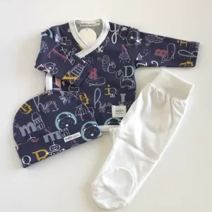 Conjunto Manga Larga Memo + Gorro T1