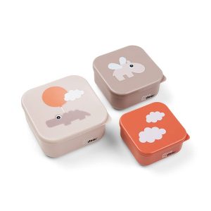 Set 3 Cajitas Snack Happy Clouds Powder Rosa