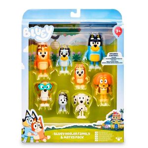 Bluey – Pack 8 Figures