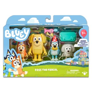 Bluey Pack 4 Figuras Cumpleaños