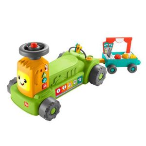 Fisher-Price Ríe y aprende Tractor 4 en 1 Correpasillos transformable