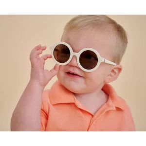 Gafas de Sol Flexibles (0-24meses) Euro Round Sweet Cream