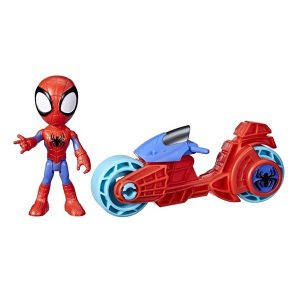 Spiderman Figura Spidey con Moto