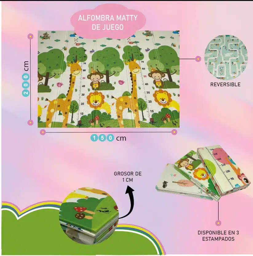 Alfombra de Juegos para Bebés MATTY - Imagen 3