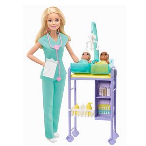 Muñeca Barbie Quiero Ser Pediatra