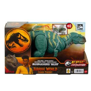 Jurassic World Figura Dinosaurio Majungasaurus con Sonidos