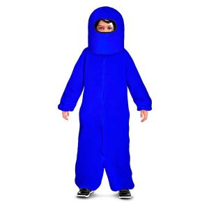 Among Us Disfraz Azul Infanil 7-9 Años