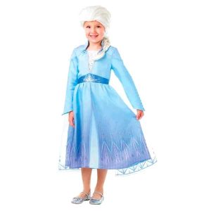 Disfraz Frozen 2 Elsa con Peluca en caja 5-6 años