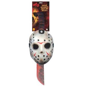 Máscara y Machete Jason Viernes 13 Halloween