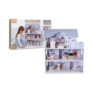 Casa de Muñecas Madera con Accesorios