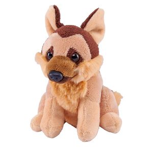 Peluche Perro Pastor Alemán Pocketkins Eco 13cm
