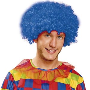 Accesorio disfraz – Peluca: Rizada Azul
