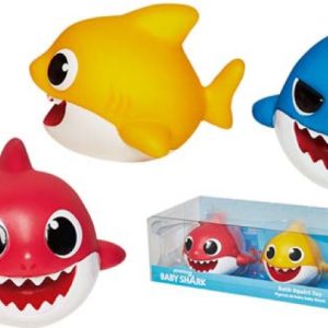 Pack 3 figuras de baño baby shark
