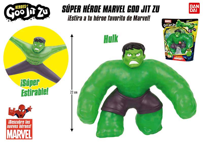 Super figura hulk heroes goo jit zu