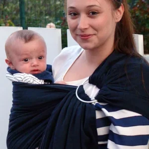 Bandolera Portabebé Maru Gasa Navy