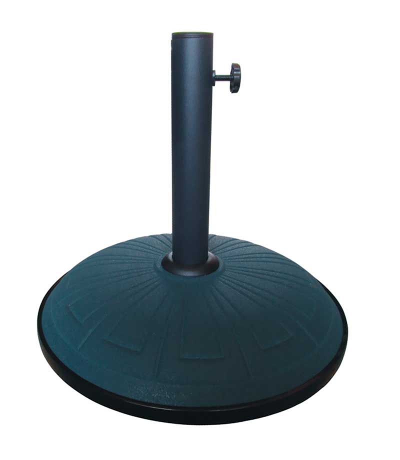 Pie parasol 15 kgs verde grabados