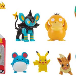 Figura de batalla pokemon surtidas