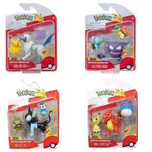 Set 3 figuras batalla pokemon