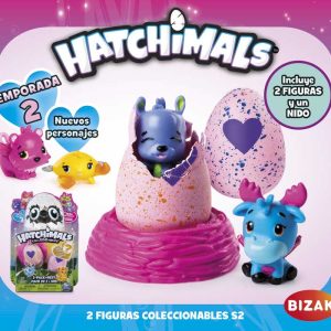 Pack 2 hatchimals + nido surtidos