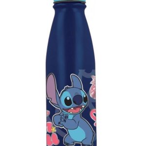 Botella – Aluminio: Stitch Plams (600 ml.)