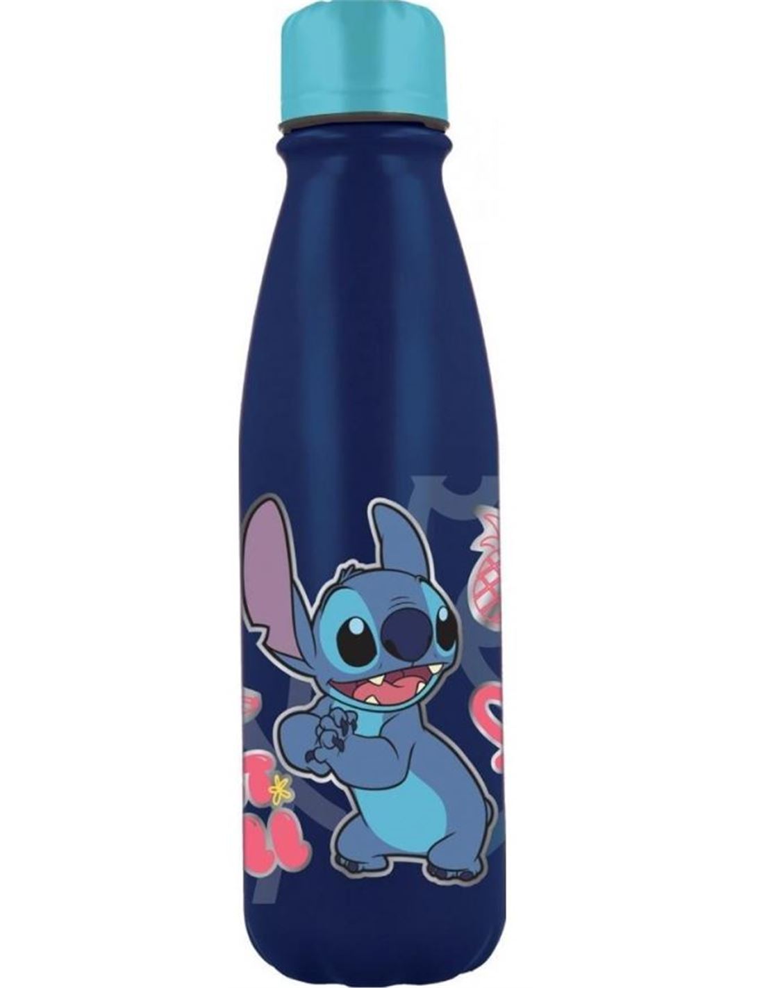 Botella – Aluminio: Stitch Plams (600 ml.)