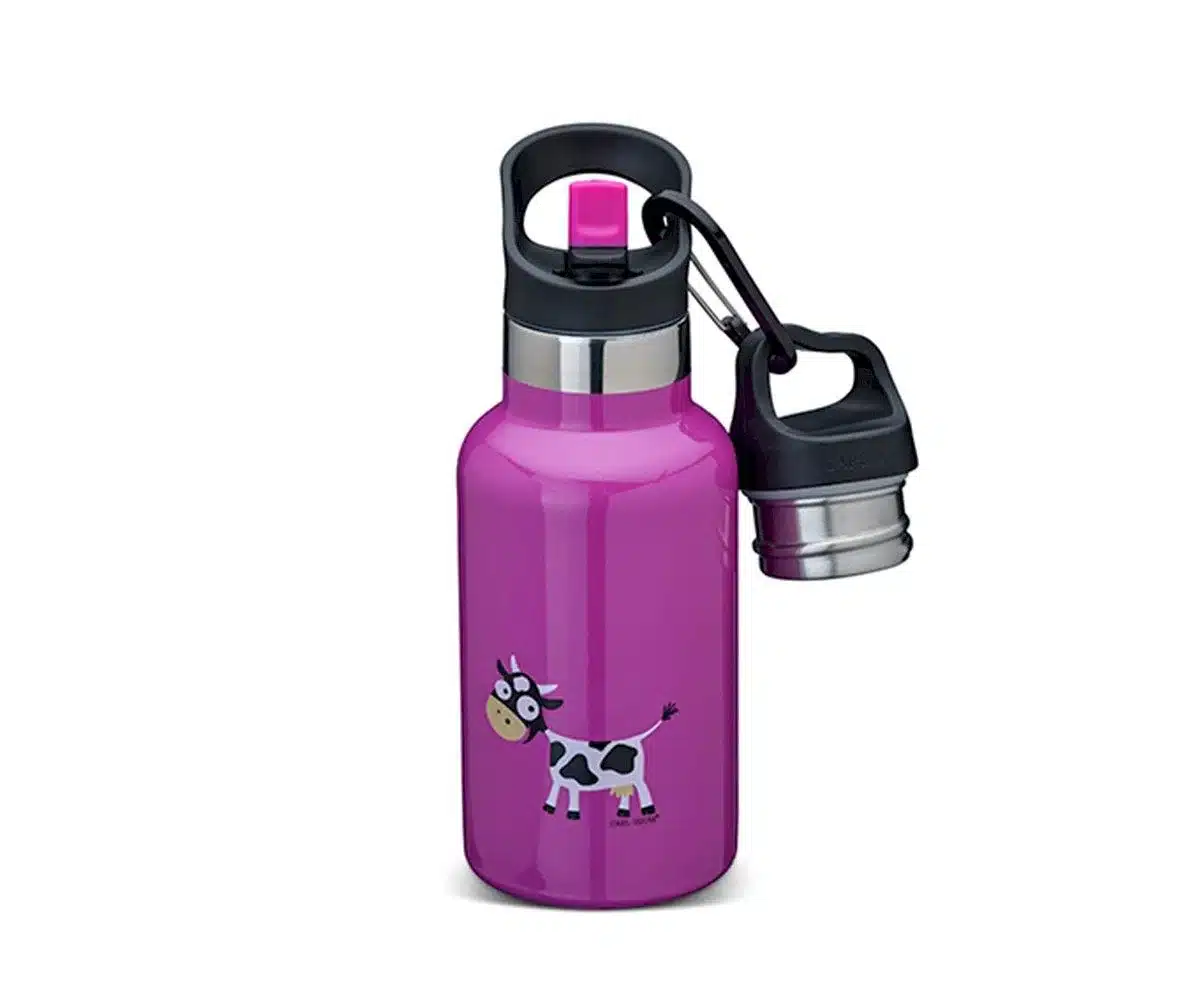 Botella Térmica Acero Inoxidable TEMPflask 350ml Vaca Purple