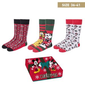 Calcetines – Mickey (Pack 3) (T.36-41)