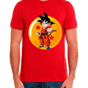 Camiseta – Dragon Ball: Goku Rojo (Adulto S)