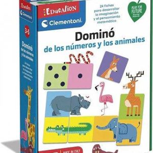 Domino de los numeros y animales