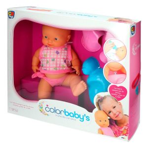 Bebe pipi color baby’s c/accesorios