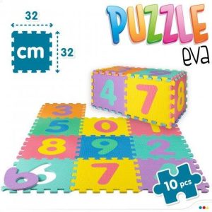 Alfombra puzzle eva numeros 10 pzas