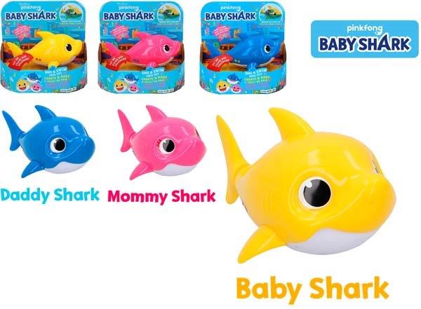 Baby shark baño canta y nada surt.