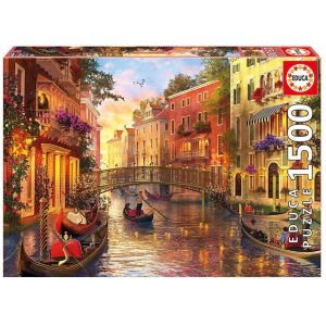 Puzzle 1500 pzas. atardecer venecia