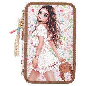 Estuche Triple – Flower Berry: Top Model