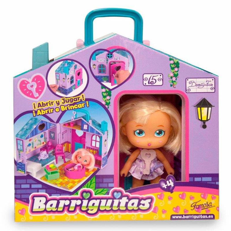 Barriguitas casita c/muñeca