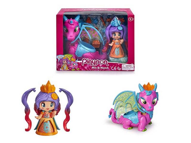 Reina y dragon pinypon mix & match