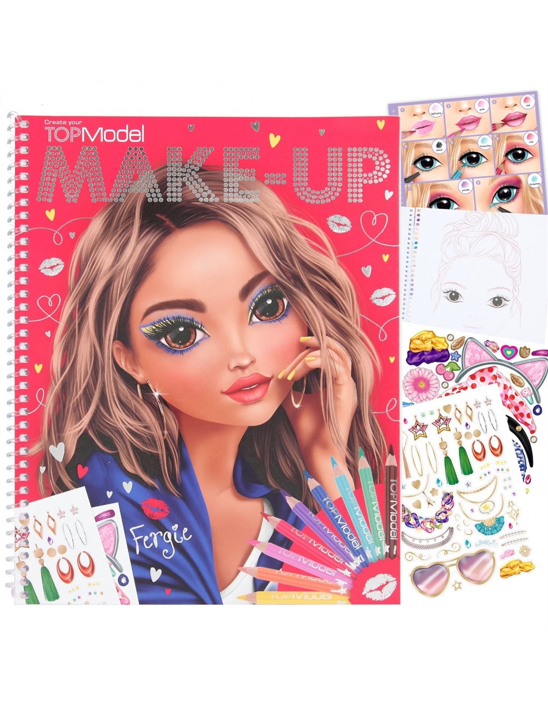 Libro de colorear – TOP Model: Make-Up