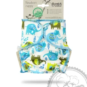 Pañal Ajustado Recién Nacido Bambú Orgánico Petit Lulu