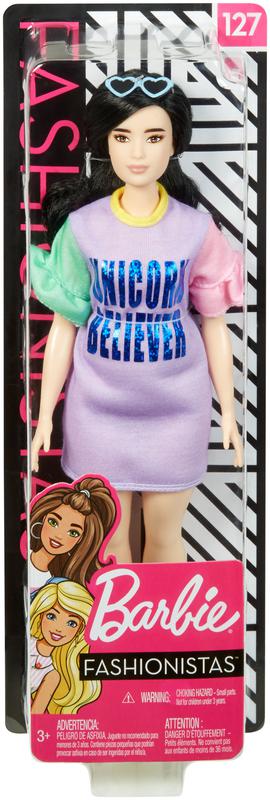Barbie fashionistas vestido unicorn