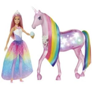 Barbie con unicornio dreamtopia