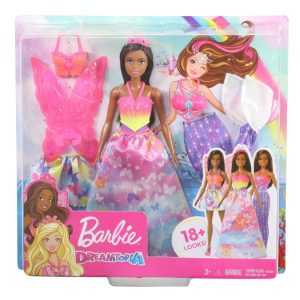 Muñeca barbie dreamtopia c/vestidos