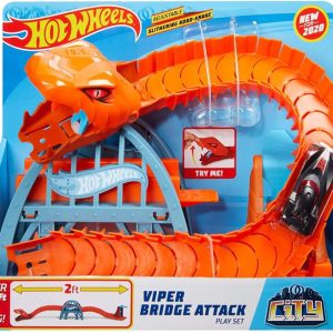 Puente furia del reptil hot wheels