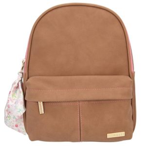 Mochila Mini – Flower Berry: Marron