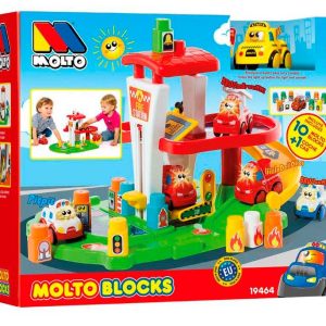 Estacion bomberos+10 blocks+coche